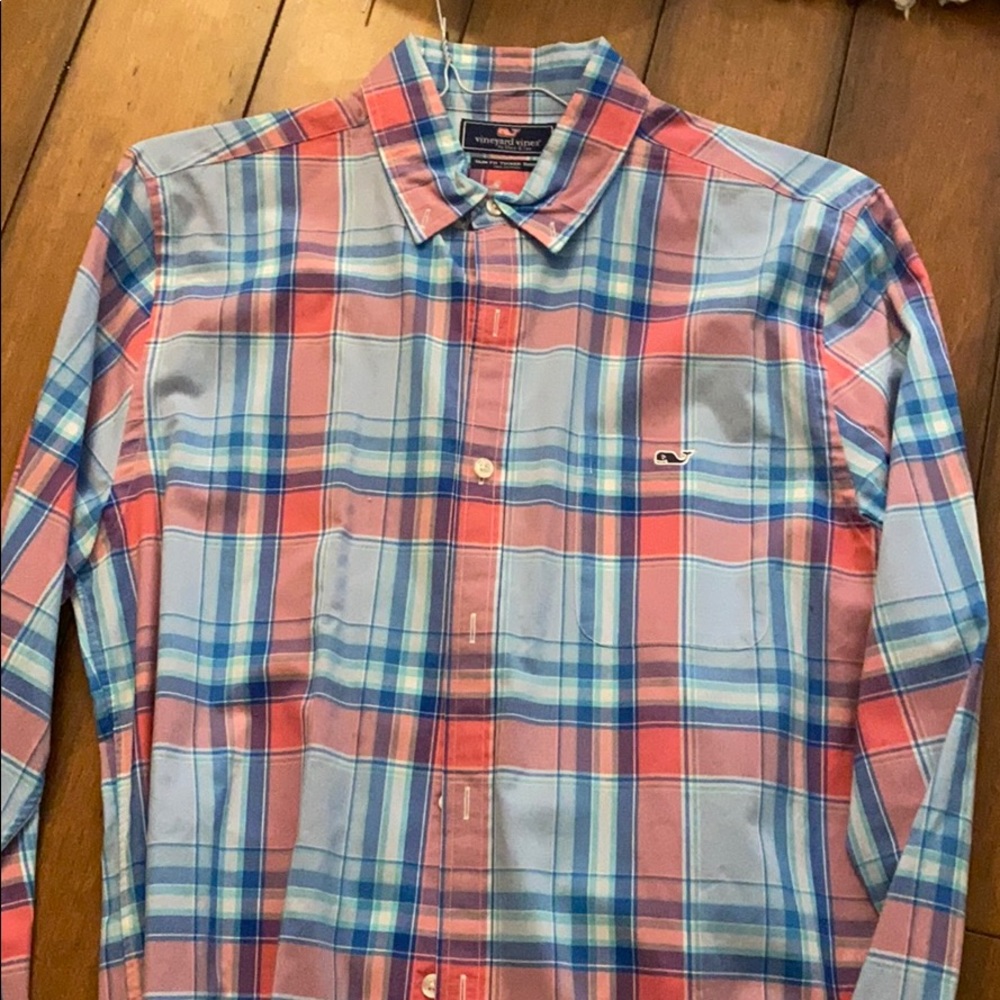 Vineyard Vines Plaid Slim Fit Tucker Shirt